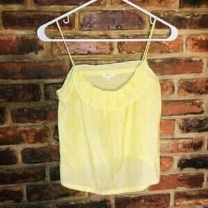 Bellerose Sheer Floral Jacquard Textured Camisole Tank Top Women's Size 0